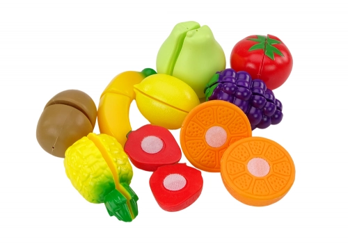 Fruit Cutting Set in a Box 9 Pieces Green Knife