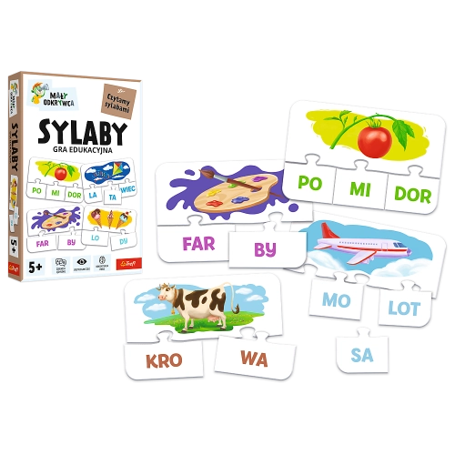 GAME - Syllables / Little Explorer Trefl 02813