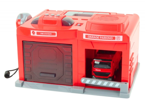 Garage Base Fire Station Truck 1:32 Walkie Talkie Lights Sounds