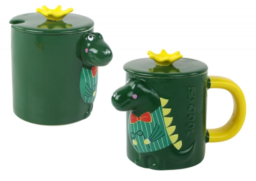 Green Dinosaur Infuser Mug 400 ml