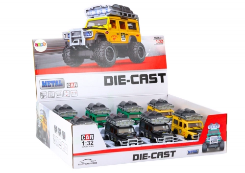 Guard Off-Road Car 1:32 Metal Drive Lights Sounds