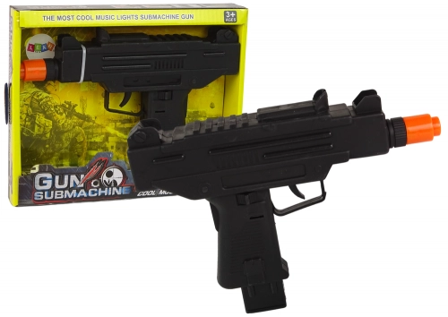 Gun Black For Kids Vibrations Sound