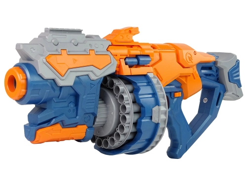 Huge Foam Gun RAY FLAME Rotating Magazine The gun is as long as 55 centimetres
