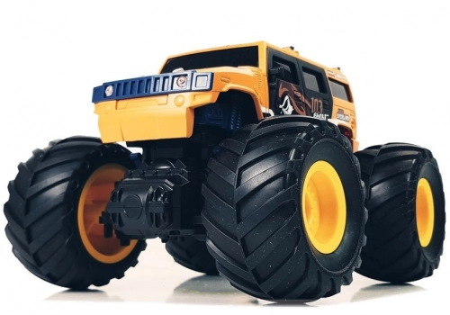 Huge Wheels Bigfoot Remote Control 2.4G 1:18 Yellow
