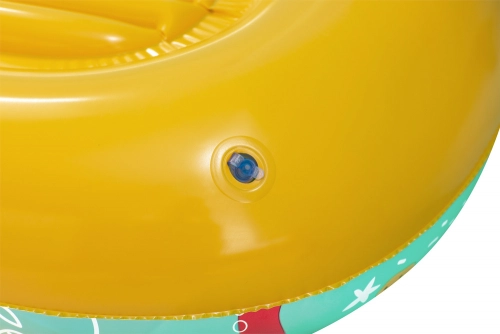 Inflatable Dinghy For Children 119 cm x 79 cm Orange Bestway 34009