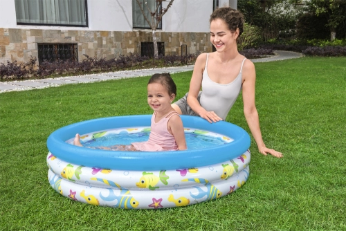 Inflatable Garden Pool For Children Fish 102 cm Bestway 51008