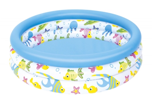 Inflatable Garden Pool For Children Fish 102 cm Bestway 51008