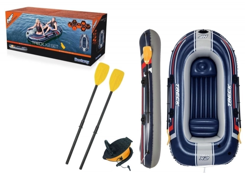 Inflatable Pontoon Blue 255 x 127 cm Bestway 61068 Treck X2