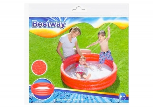 Inflatable Pool Red 122 cm x 25 cm Bestway 51025
