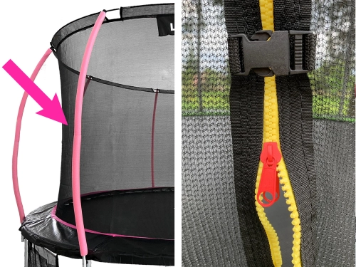 Drošības tīkls batutam Sport Max 305 cm Pink
