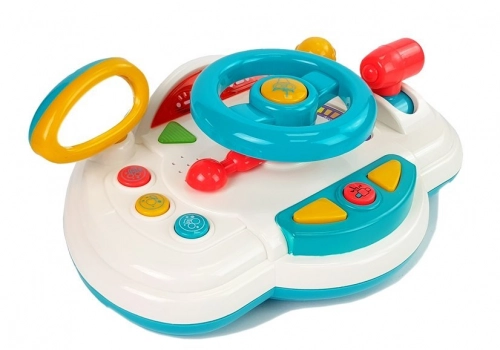 Interactive Baby Steering Wheel Horn Sound Light