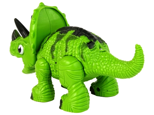 Interactive Dinosaur Triceratops Steam Water Sound Green