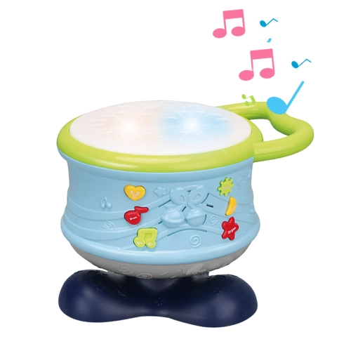 interactive Musical Drum Educational Lights Sounds Blue