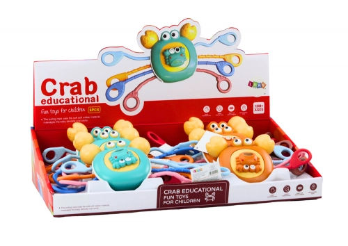 Interactive Sensory Crab Educational Teether For Children