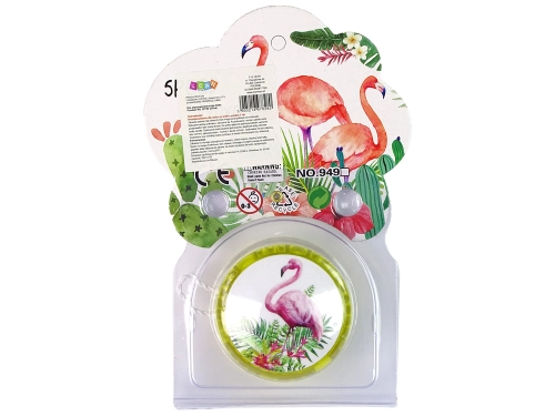Jojo Handicraft Game with Flamingo A timeless toy Yellow YoYo