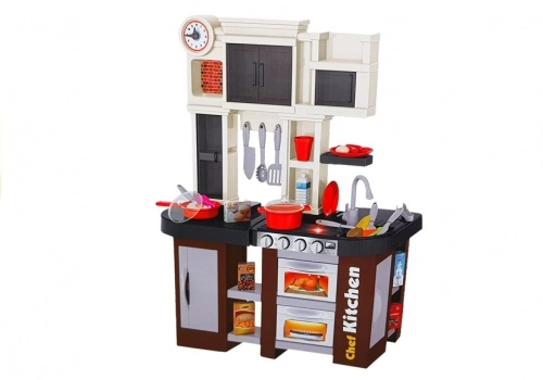 Kitchen for Children with Clock Lights Sounds 84cm