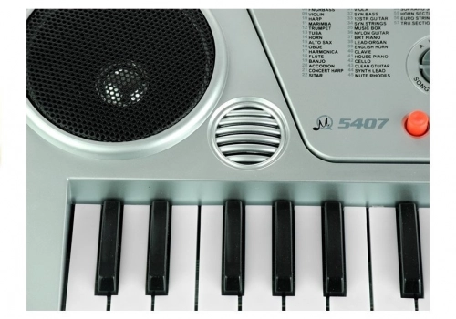 Klavieres elektroniskās ar mikrofonu 54 taustiņi