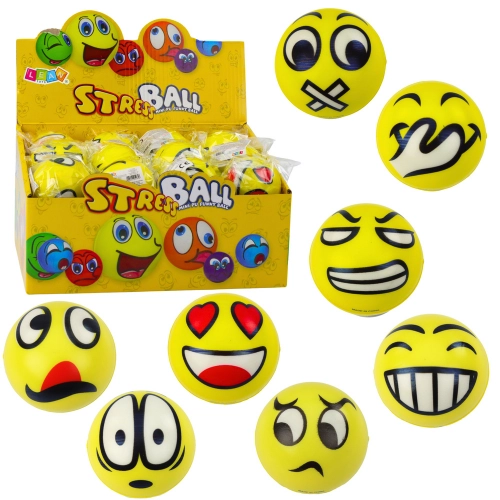 Kneading Bouncing Ball Foam Emoticon Ball 6cm