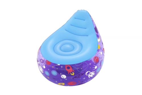 Kosmos LED Inflatable Chair 72 x 72 x 64 Bestway 75122 Purple