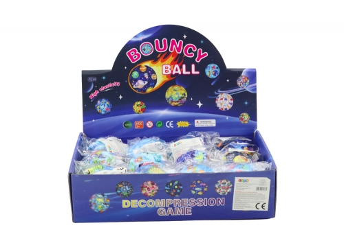 Krāsaina spīdošā bumbiņa Sea Animals 7 cm