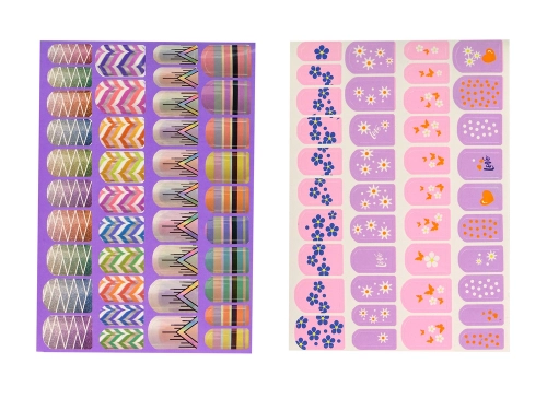 Large Nail Painting Set Nail Lacquers Stickers Separators