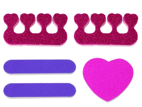 Large Nail Painting Set Nail Lacquers Stickers Separators