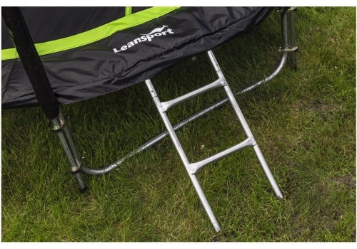 Батут с защитной сеткой и лестница 427 см (14ft) Sport PRO Green