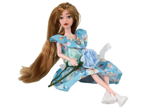 Кукла Emily Blue Flower Dress