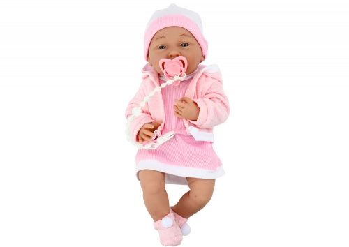 Кукла малыш с аксессуарами 35 см Pink