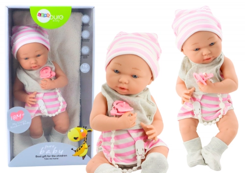 Lelles mazulis ar knupi 42 cm Pink