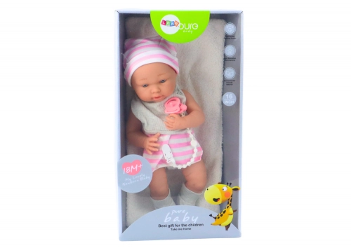 Lelles mazulis ar knupi 42 cm Pink