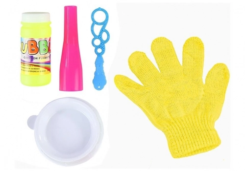 MAGIC CATCHABLE BUBBLE SET KIDS BLOWING BUBBLES BOUNCE CATCH CATCHING GLOVE FUN