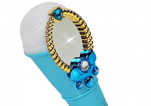 Magic Mirror With Microphone Blue USB Light