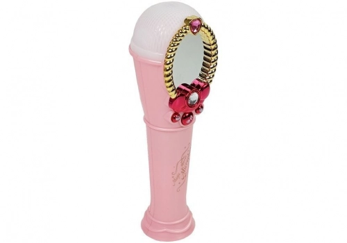 Magic Mirror With Microphone Pink USB Light