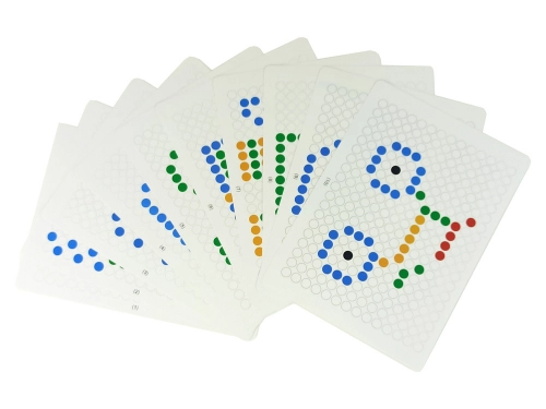 Magnetic Board 100 Yellow Beads