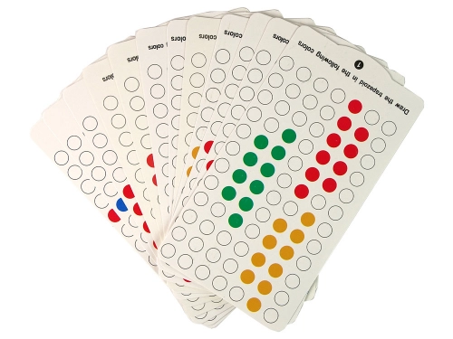 Magnetic Board Shapes Pictures Beads Drawing Cards
