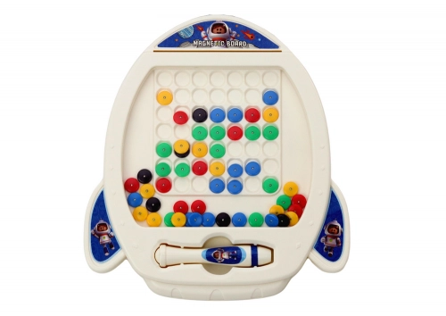 Magnetic Board Space Rocket 7 Designs Pen