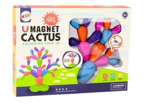 Magnetic Cactus Construction Blocks 16 Elements