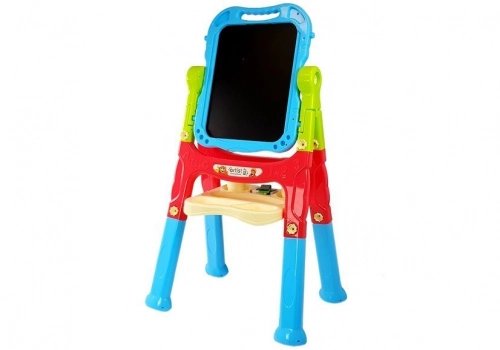 Magnetic Chalk Board Blue Red Accessories