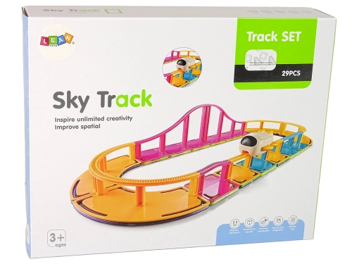 Magnetic Construction Blocks Sky Track 29 Pieces