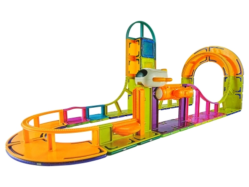 Magnetic Construction Blocks Sky Track 61 Pieces