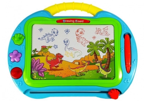 Magnetic Drawing Board with Stamps