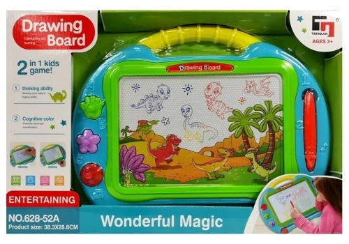 Magnetic Drawing Board with Stamps