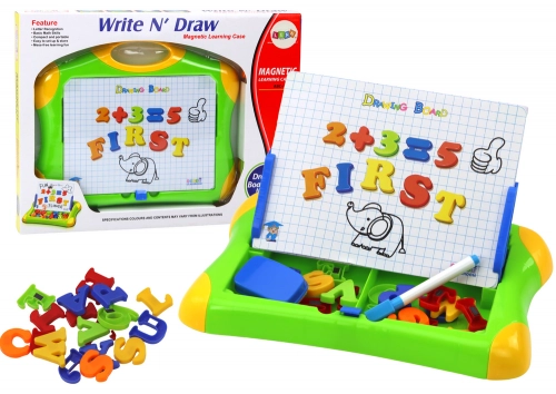 Magnetic Educational Board Letters Numbers Marker Pen Sponge