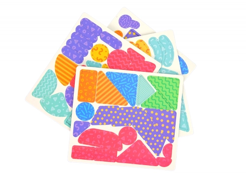 Magnetic Puzzle Book Shapes Cards