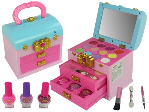 Make-up Beauty Set Toilet Casket Pink Cardboard
