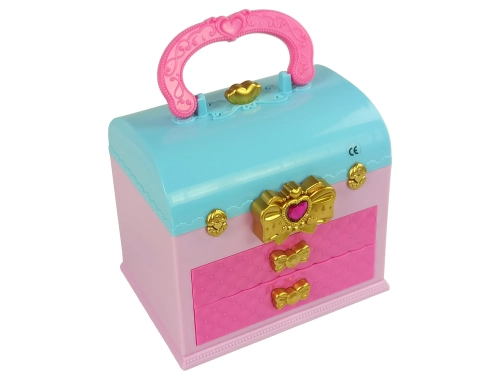 Make-up Beauty Set Toilet Casket Pink Cardboard