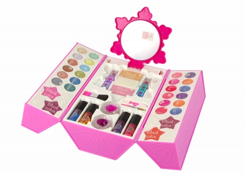 Makeup Bag Set Pink Eyeshadows.