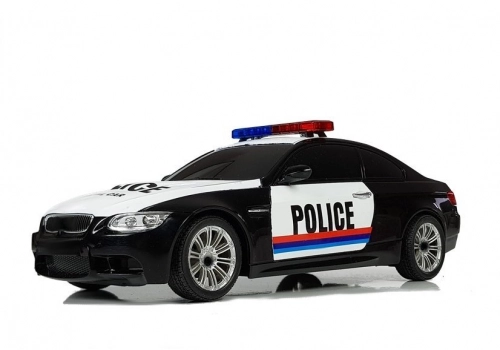 Mašīna ar pulti Police 1:18 White