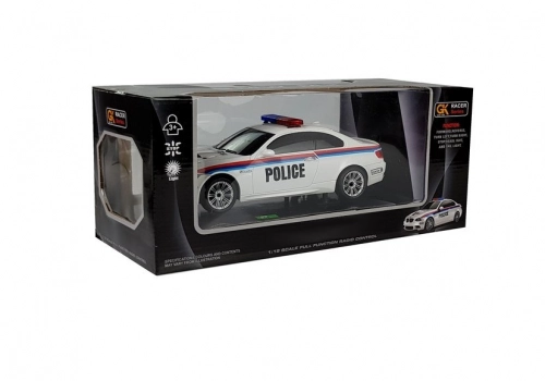 Mašīna ar pulti Police 1:18 White